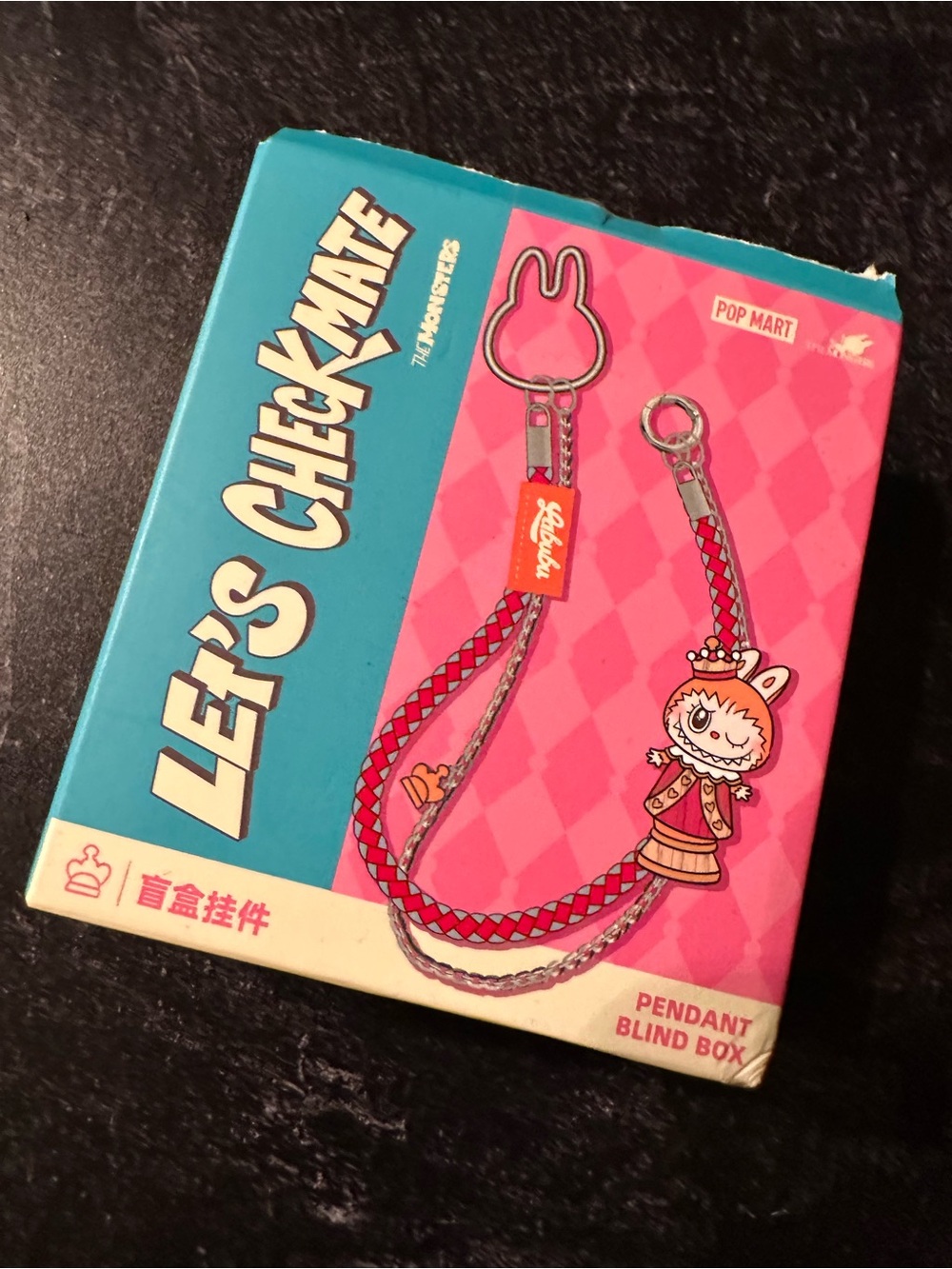 Pop Mart Let's Checkmate Braided Pendant Keychain